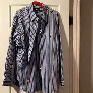 Lightly worn polo freshly dry cleaned